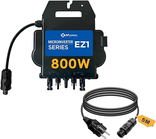 APsystems Mikrowechselrichter EZ1-M 800W mit WLAN & Bluetooth, PV VDE Zertifiziert