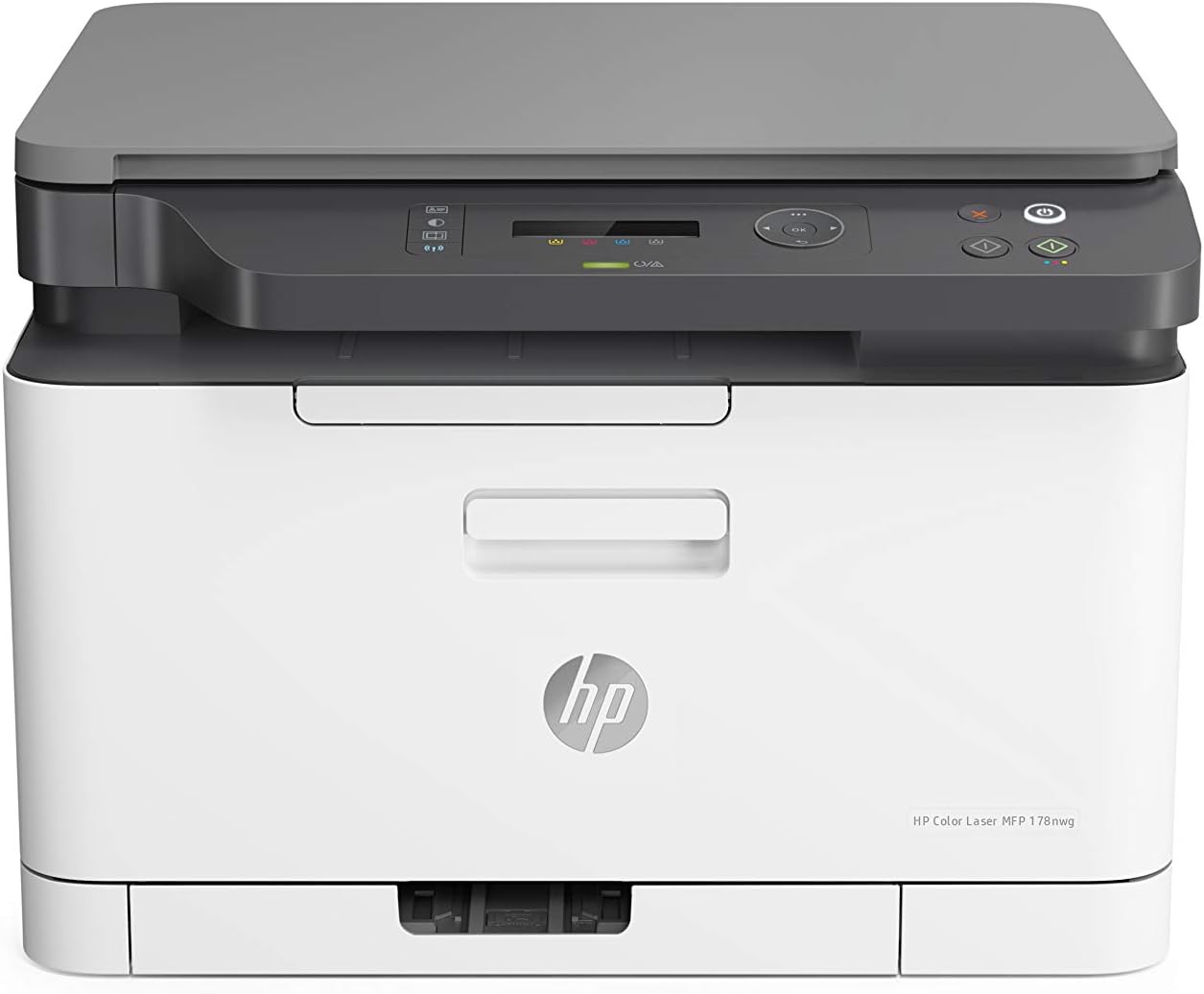 HP Color Laser MFP 178nwg Multifunktions-Farblaserdrucker, Drucken, Kopieren, Scannen, Wi-Fi, Ethernet, USB, Smart App