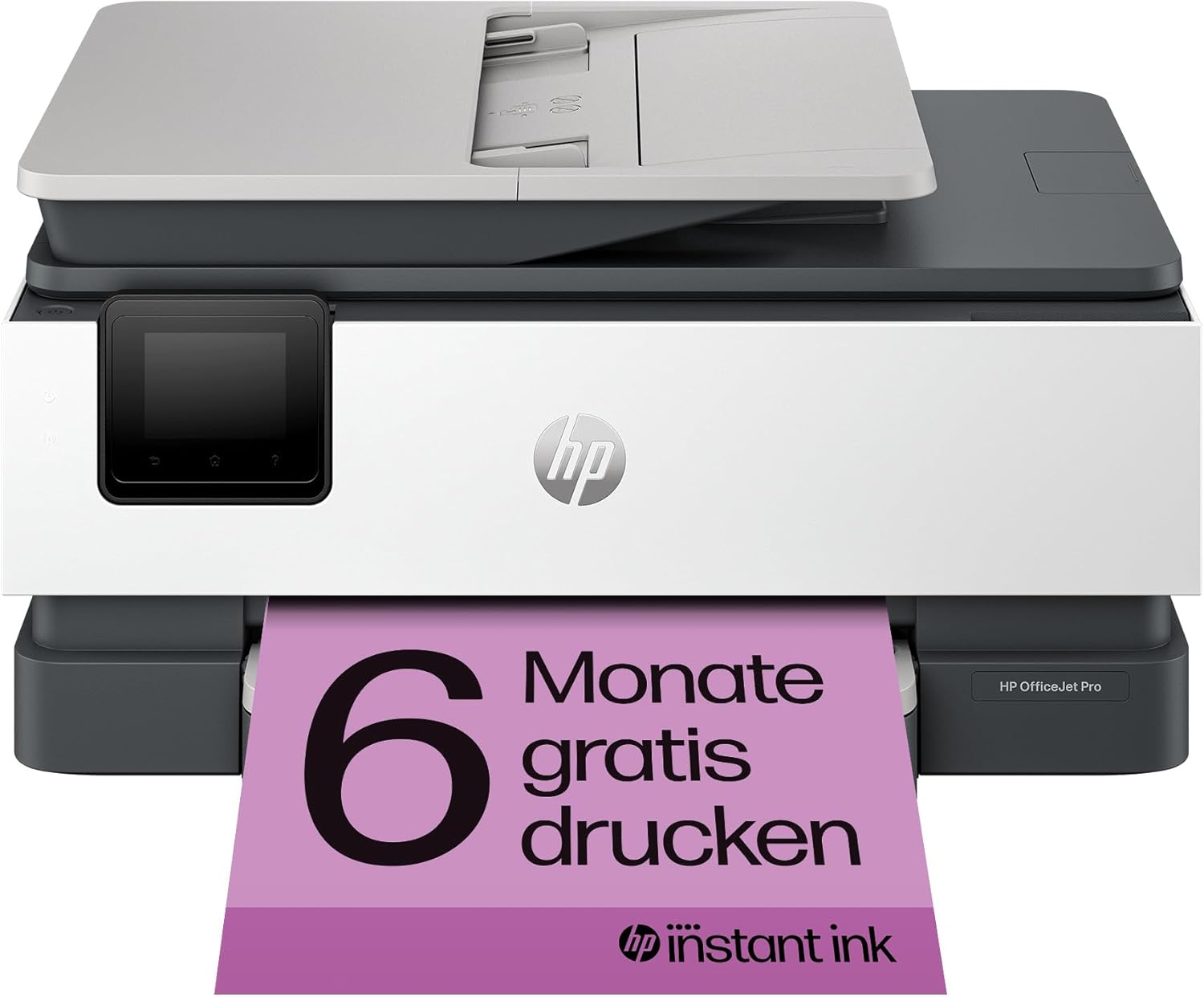HP OfficeJet Pro 8122e Multifunktionsdrucker, 6 Monate gratis drucken Instant Ink inklusive, Drucker, Scanner, Kopierer, Fax, WLAN, LAN, Duplex, ePrin