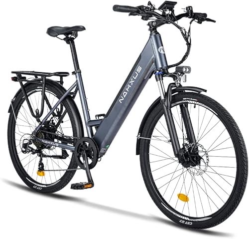 26M208 E-Bike, Elektrofahrrad 26'' Trekkingrad E-Cityrad mit 36V 13Ah Lithium-Akku für Lange Reichweite bis 100KM, 250W 