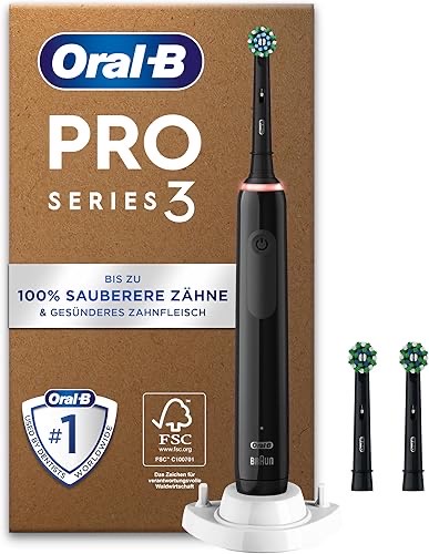 Oral-B Pro Series 3 Elektrische Zahnbürste — Electric Toothbrush, Inkl. 3 Aufsteckbürsten — 3 Putzmodi, Zahnbürste Elekt