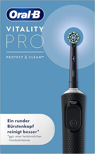 Oral-B Vitality Pro Elektrische Zahnbürste — Electric Toothbrush, Inkl. 1 Aufsteckbürste — 3 Putzmodi für Zahnpflege, Za