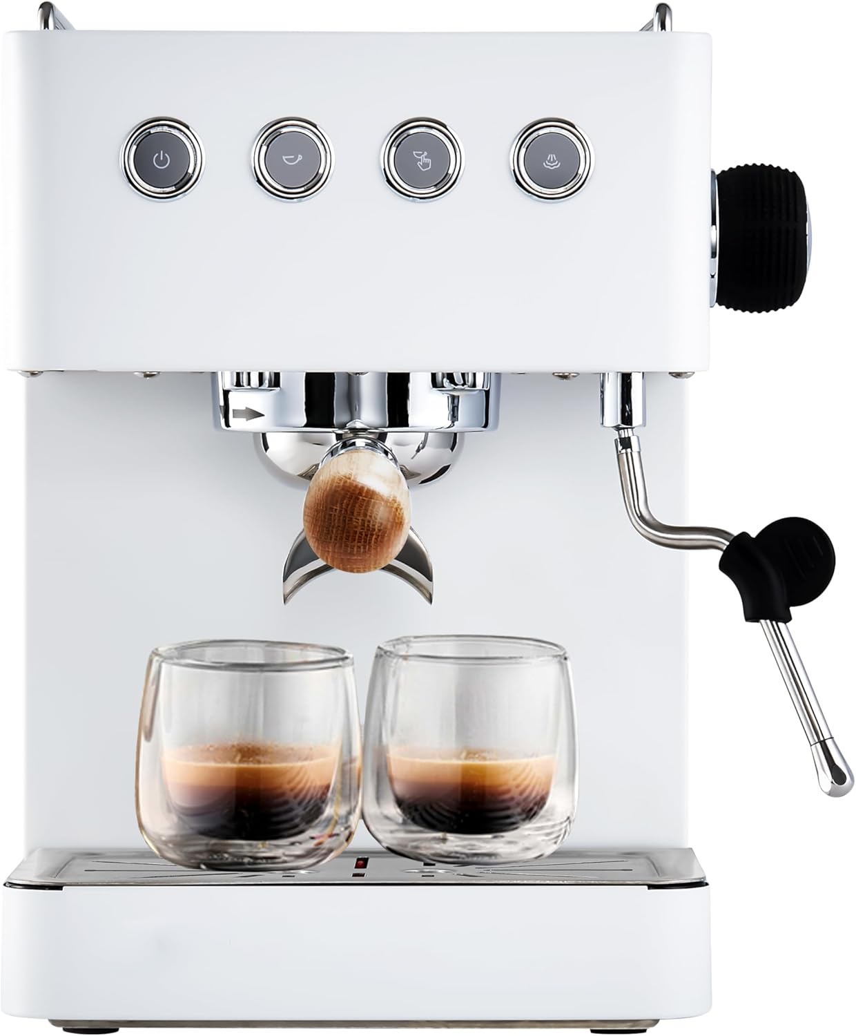 Solis Barista Gran Gusto Espressomaschine, Kaffeemaschine mit abnehmbaren Wassertank, Halbautomatische Siebträgermaschine mit 58 mm Profi-Siebhalter, 