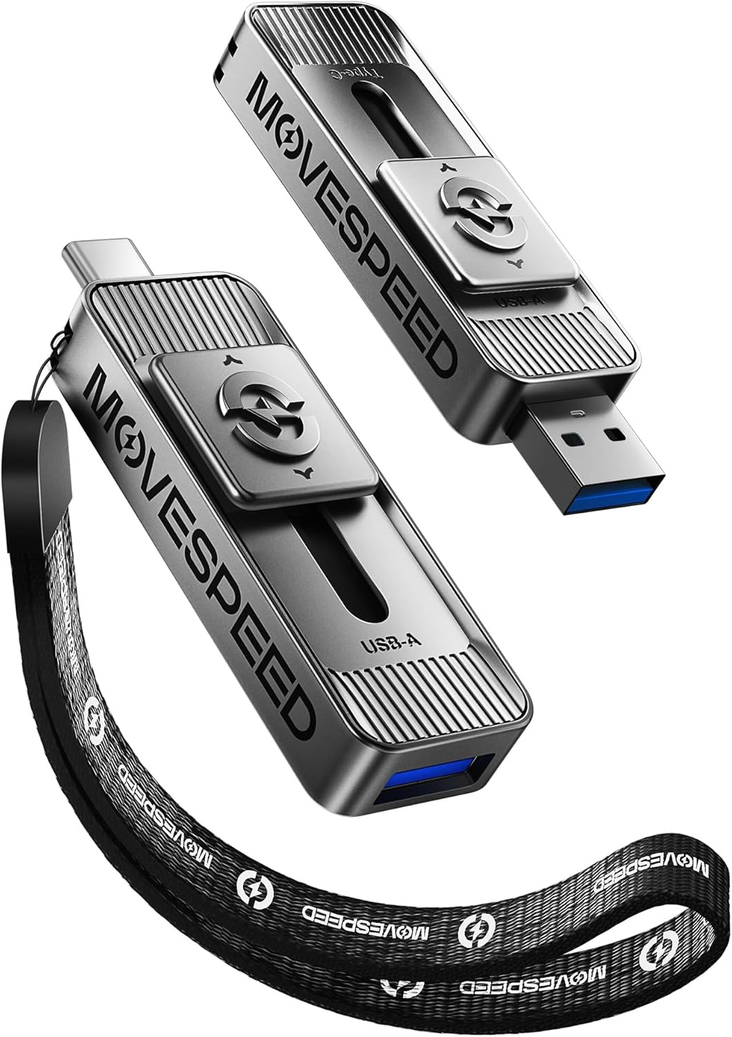 MOVE SPEED Externe SSD 1TB, Externe Festplatte mit bis zu 560MB/s Lesegeschwindi