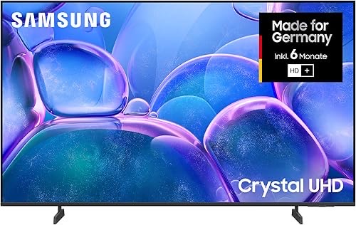 Samsung Crystal UHD 4K U7099F 55 Zoll (138 cm) LED Fernseher, Crystal Prozessor 4K, MetalStream Design, SmartThings, Kno