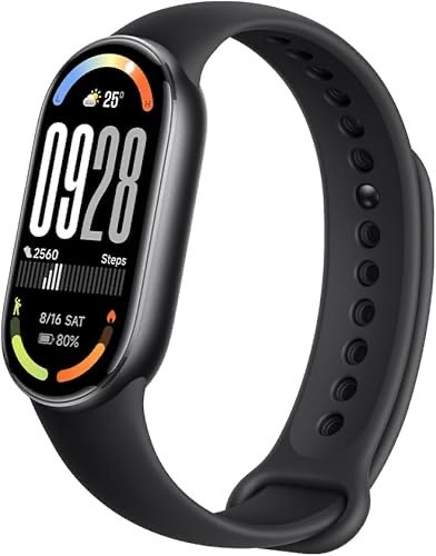 Xiaomi Smart Band 10 Fitness-Tracker,Smartwatch,1,72" AMOLED Display, 21 Tage Akku, 5ATM wasserdicht, Herzfrequenz- & Sc