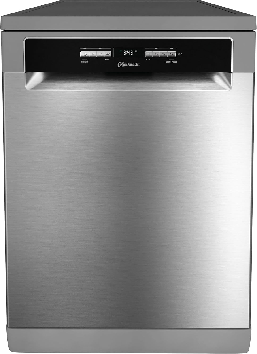 Bauknecht BK4FB14BN7A0X Freistehender-Geschirrspüler/ 60 cm/ActiveDry–Türöffnungssystem/Startzeitvorwahl/MultiZone–separates Ober-oder Unterkorbspülen