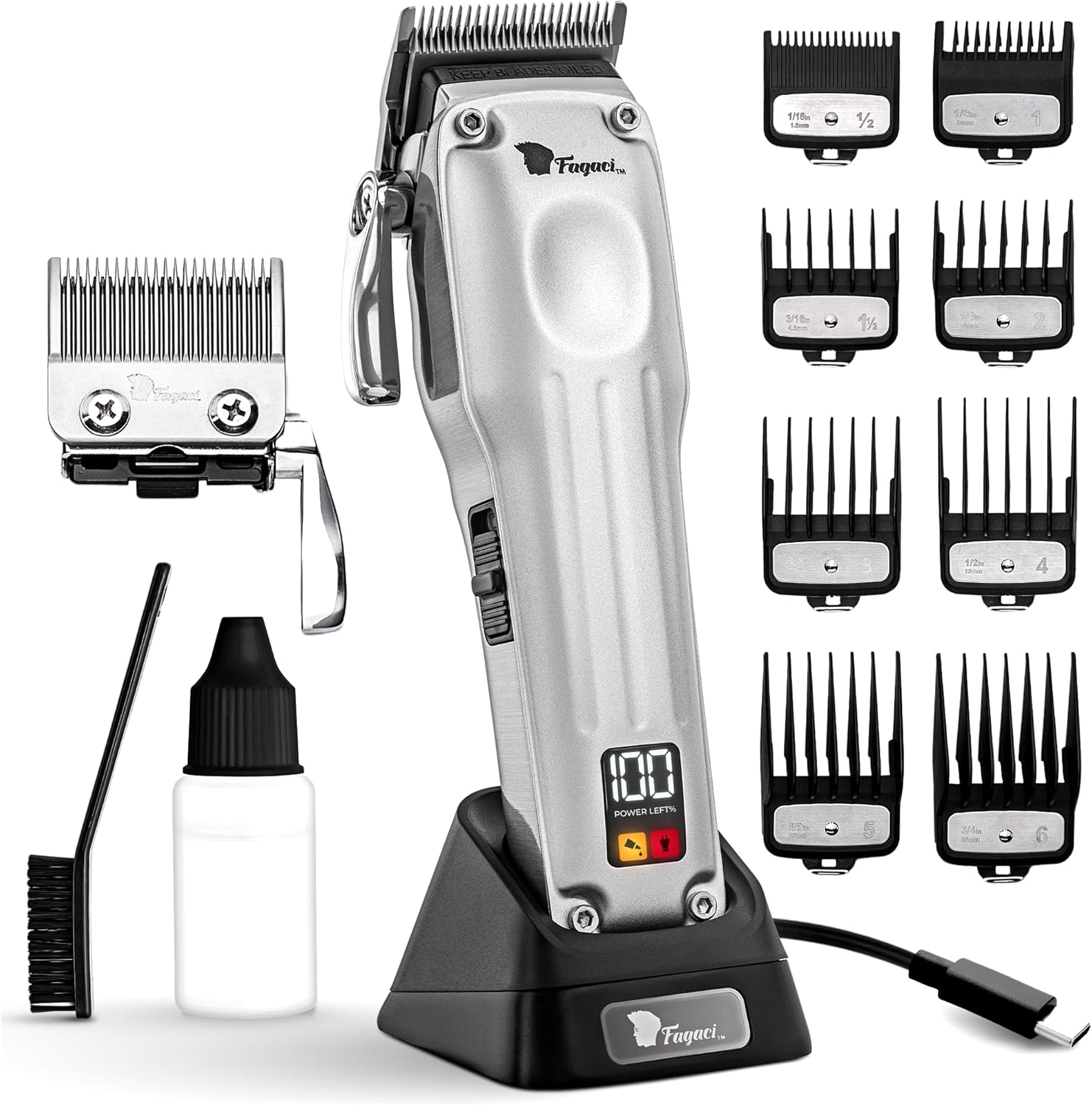 Fagaci Haarschneidemaschine Profi Mit Überlegene Präzision, 5-Fach Längere Schär