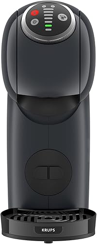 NESCAFÉ DOLCE GUSTO Krups Genio S Plus KP3408 Kaffeemaschine für Espresso und andere Kapselgetränke, automatisch, Cosmic Grey