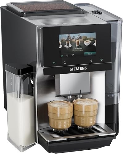 Siemens Kaffeevollautomat EQ700 iAroma, Full-Touch-Display, integrierter Milchbehälter, Tassenwärmer, Cold Brew und Slow