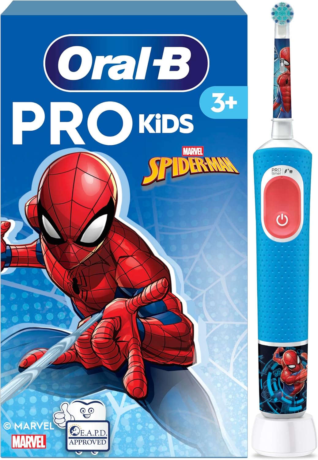 Oral-B Pro Kids Spiderman Elektrische Zahnbürste/Electric Toothbrush für Kinder 