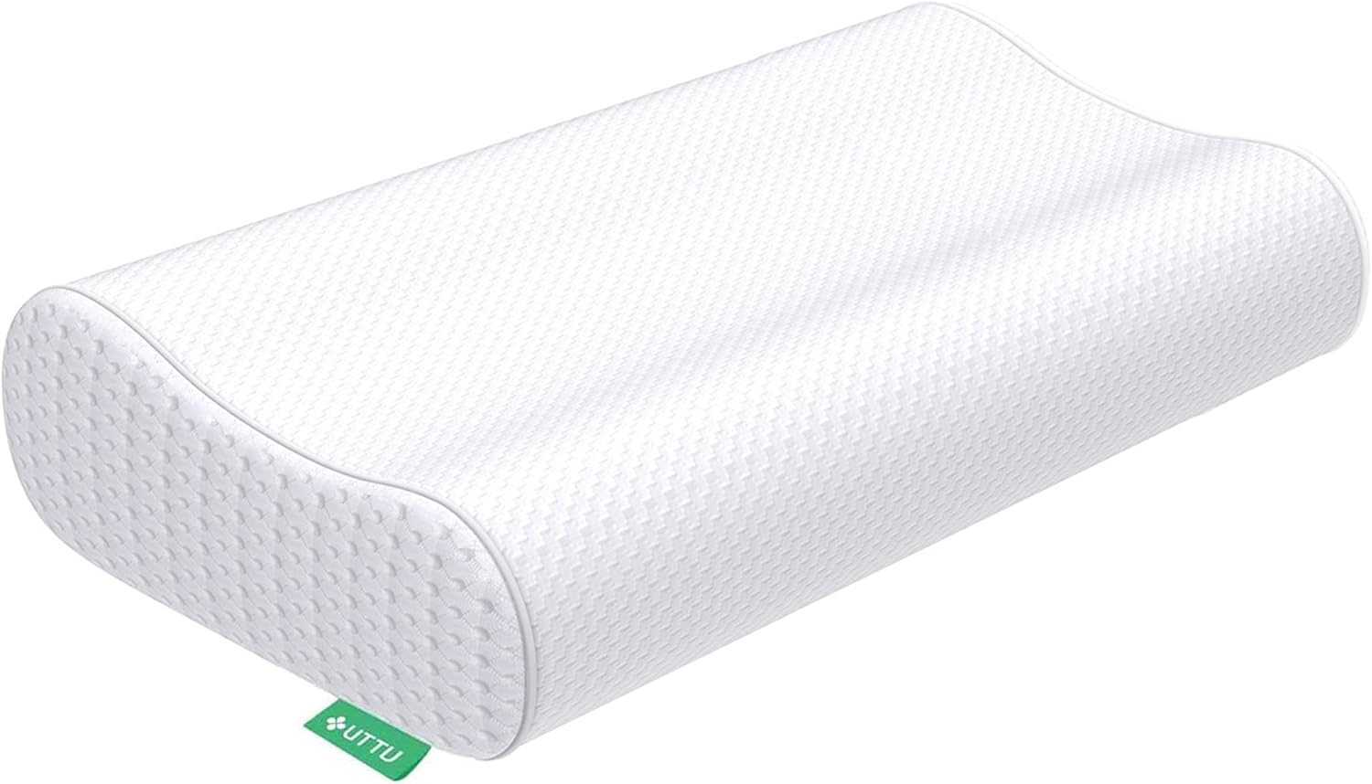 UTTU Memory Foam Kissen, Kopfkissen zur Linderung von Nackenschmerzen, Ergonomisches Nackenkissen Sandwichkissen, verstellbares Memory Schaum Kissen 6