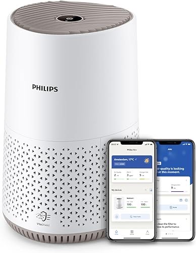 Philips Luftreiniger 600 Serie, Ultraleise und energieeffizient Für Allergiker, HEPA-Filter entfernt 99,97% der Schadsto