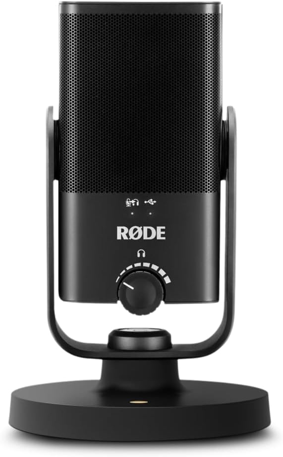 RØDE NT-USB Mini vielseitiges USB-Studio-Kondensatormikrofon für Podcasting, Streaming, Gaming, Musikproduktion, Gesangs- und Instrumentenaufnahmen (s