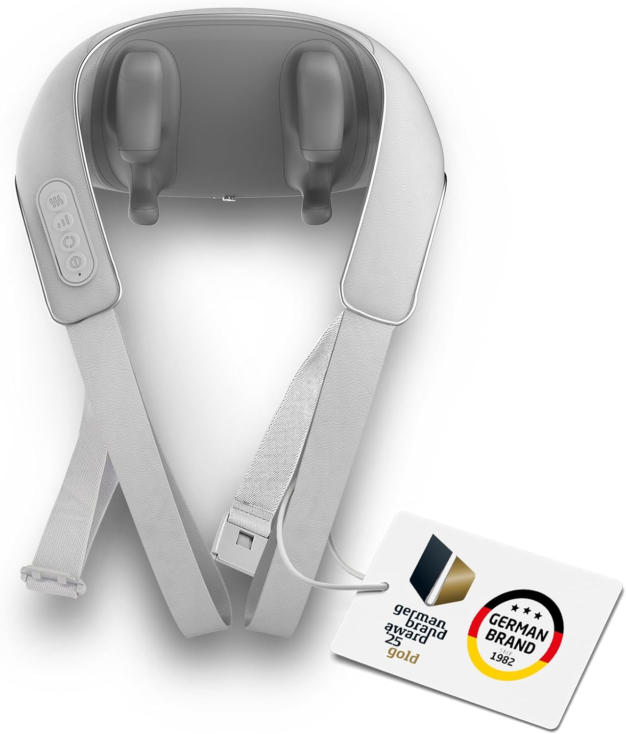 medisana NM 990 Nackenmassagegerät kabellos, Massage für Rücken, Schultern und Nacken, extraleichtes &amp; kabelloses Massagegerät mit integriertem Ak