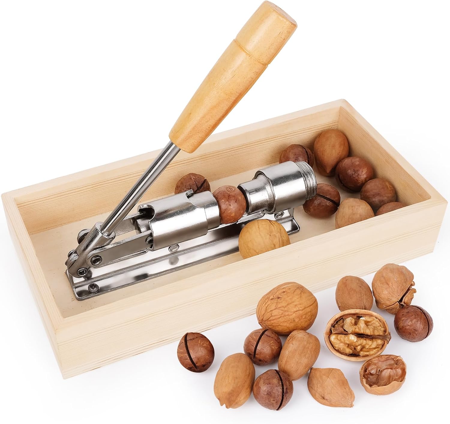 ChromLives Nussknacker Nußknacker Nussknacker Walnüsse Nut Cracker Nussknacker E