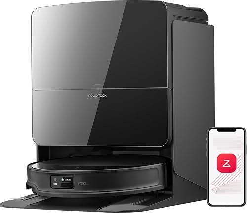 roborock Saros 10R Saugroboter mit Wischfunktion&angebbarem Wischmopp, 22,000 Pa, 7,98cm Ultra-Slim Design, StarSight Sy