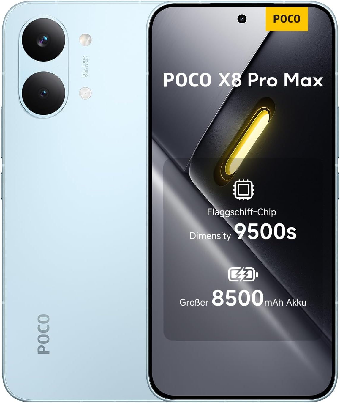 XIAOMI Poco X8 Pro Max Smartphone 12GB+512GB, Dimensity 9500s Prozessor, 8500mAh