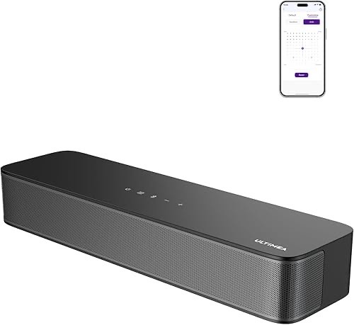 ULTIMEA 2.1 Soundbar für TV Geräte mit integriertem Subwoofer, APP-Steuerung, 132W All-in-One PC Soundbar für Gaming, TV