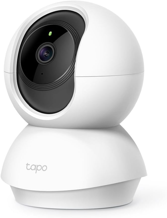 Tapo TP-Link C200 360°-WLAN-Überwachungskamera für den Innenbereich, FHD 1080P, Nachtsicht, Bewegungserkennung, Zwei-Wege-Audio, kompatibel mit Alexa 