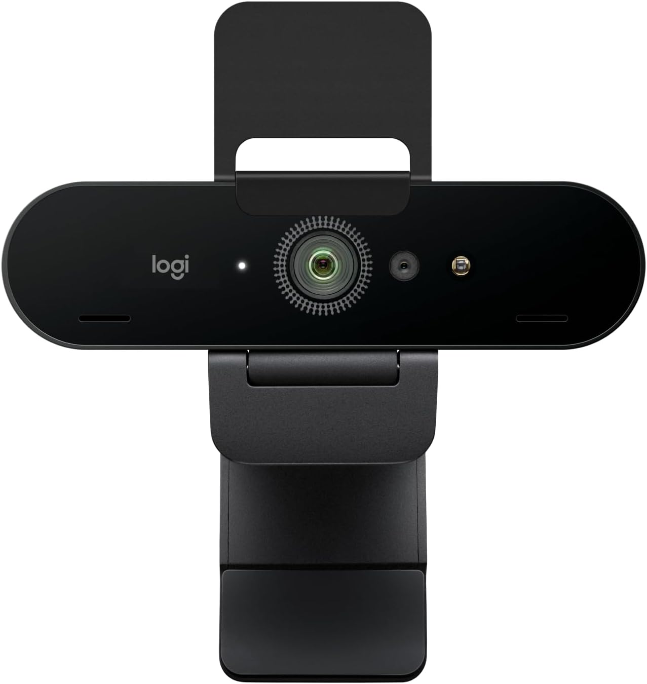 Logitech Brio 4K Webcam, Videogespräche, Mikrofon mit Geräuschunterdrückung, automatische HD-Belichtungskorrektur, Microsoft Teams, Zoom, Google Voice